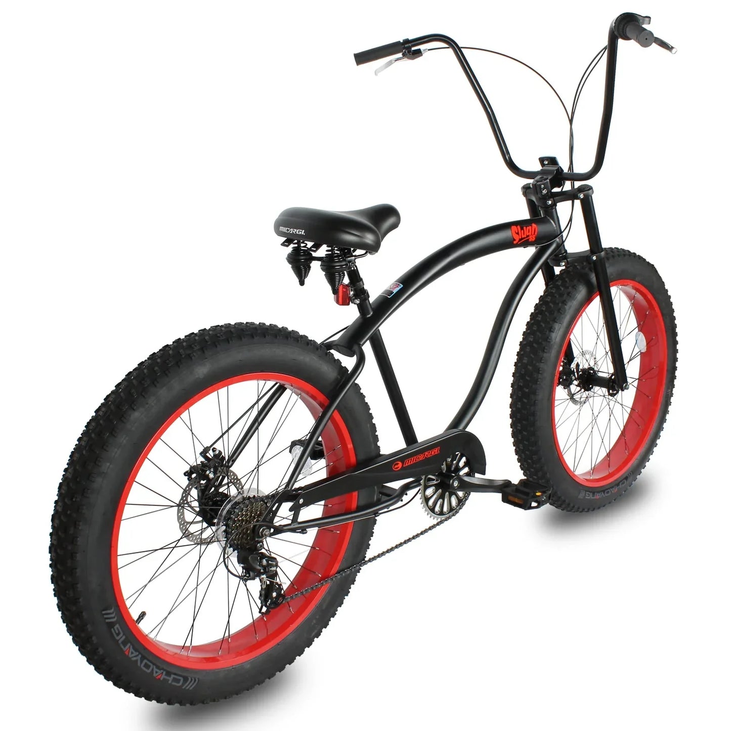 Micargi Slugo SS 26" 4.0" Fat Tire Beach Cruiser Bike