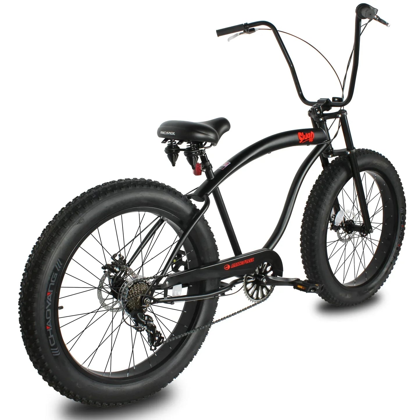 Micargi Slugo SS 26" 4.0" Fat Tire Beach Cruiser Bike