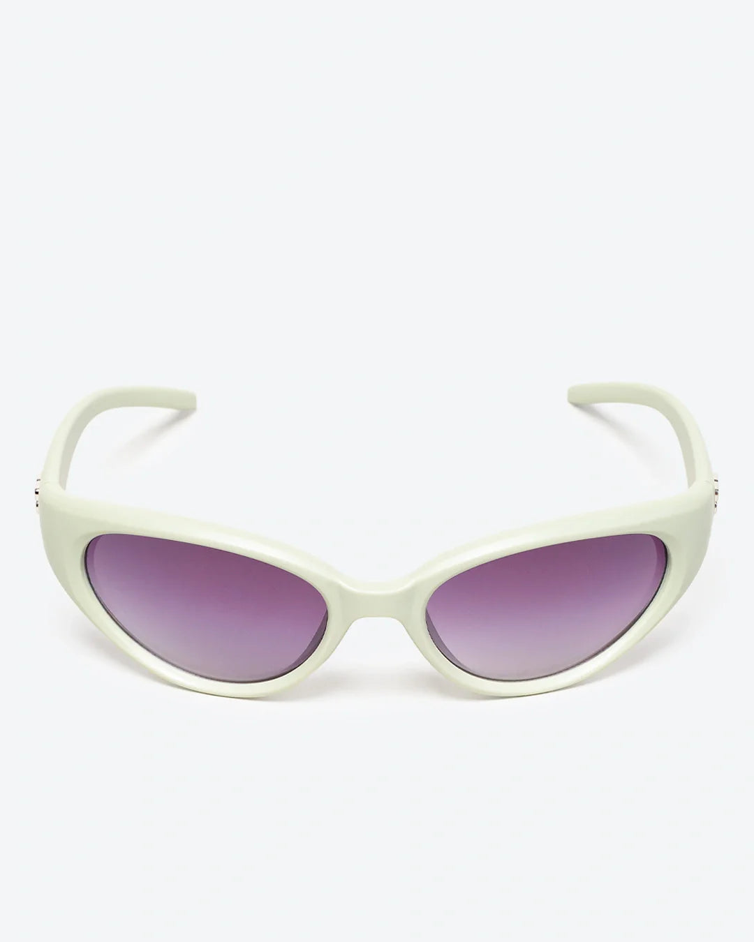 ALLURE - Black Lenses, White Frame