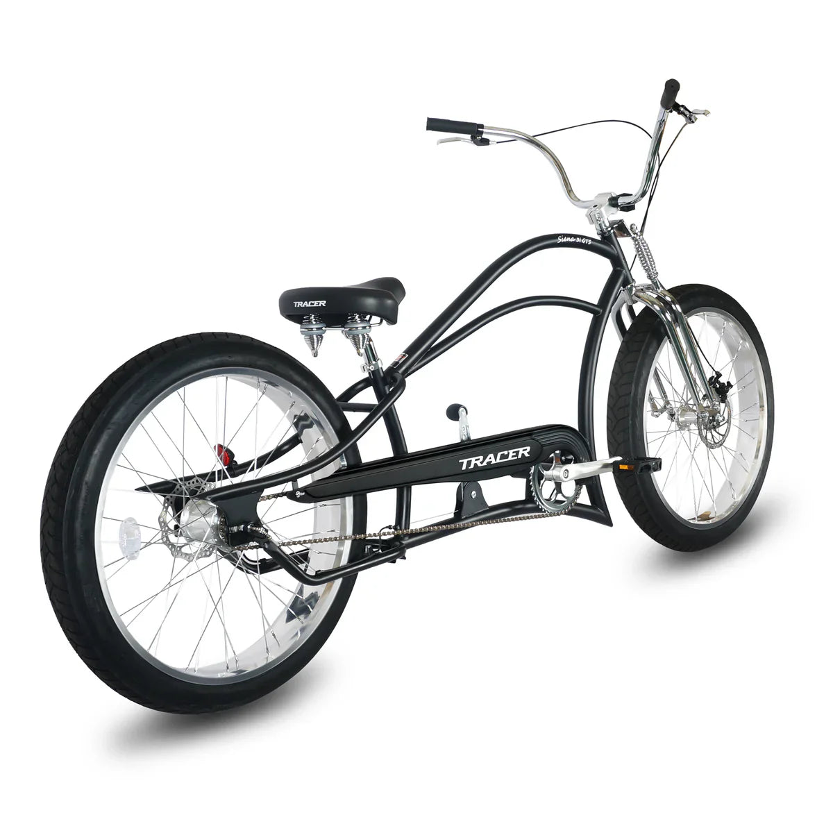 Tracer Siena GTS 3i Internal 3-Speed Classical Stretch Beach Cruiser Bike w/ Shifting Rod