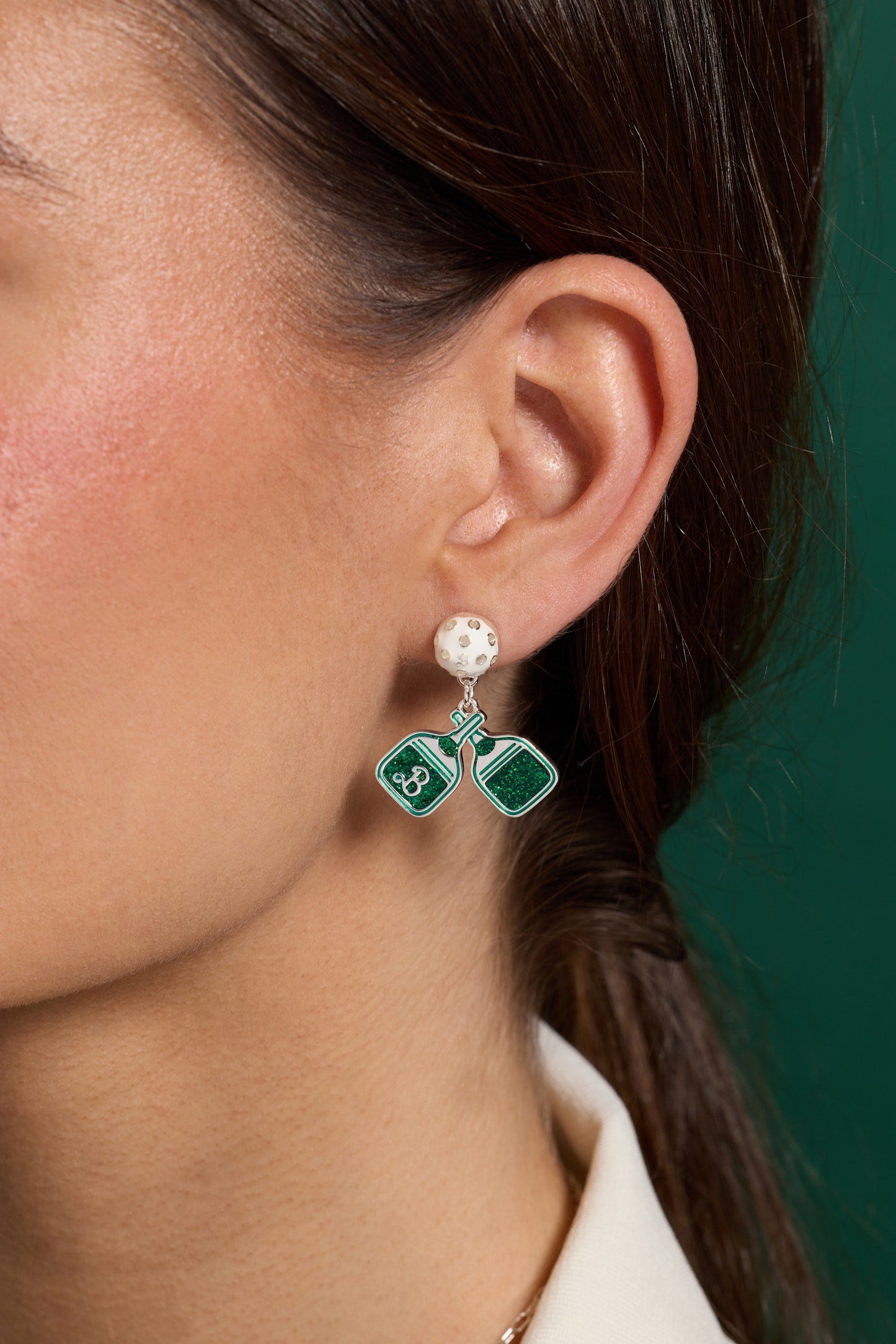 Barbie™ Pickleball Drop Earrings