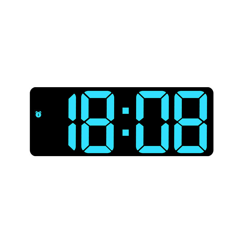 Simple Style LED Electronic Alarm Clock Battery and Plug-in Dual-use Timepiece Yida Time