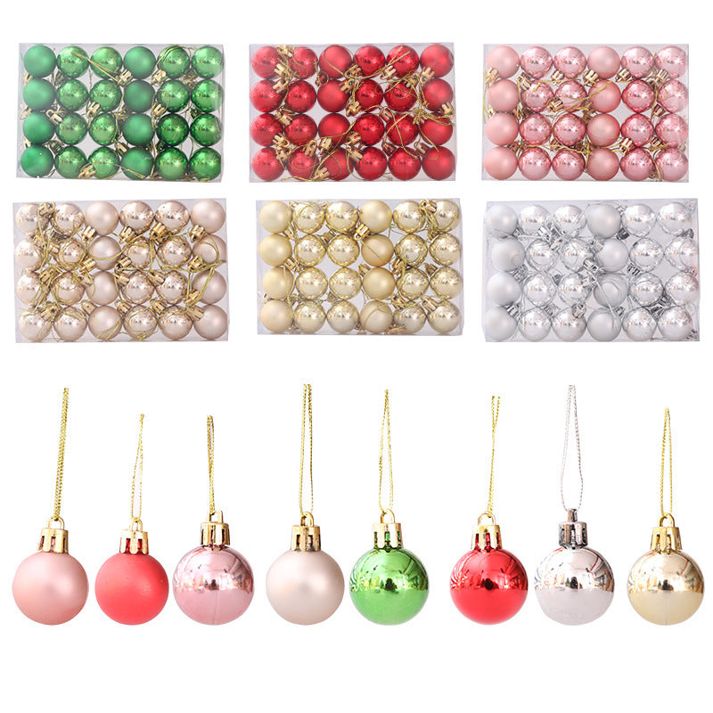 Christmas Ball Plastic Electroplating Christmas Ball Christmas Tree Creative Decoration Gift