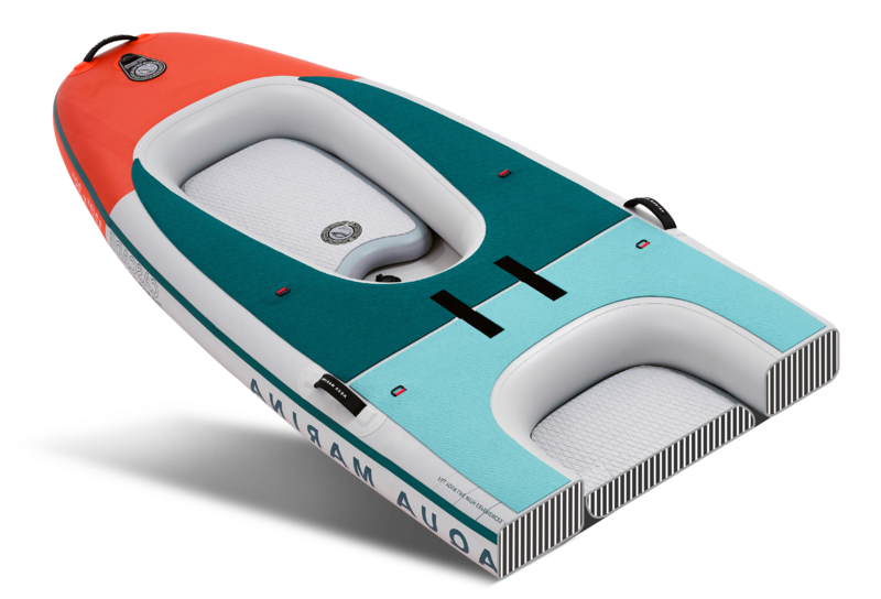 Aqua Marina Cascade Tandem Inflatable SUP-Kayak (2 Person) with 2-in-1 DUAL-TECH Paddle.