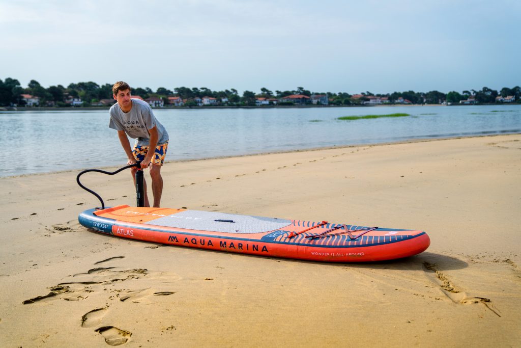 Aqua Marina Atlas Advanced All-Around Paddleboard 12'0" with Carbon/Fiberglass Hybrid Paddle