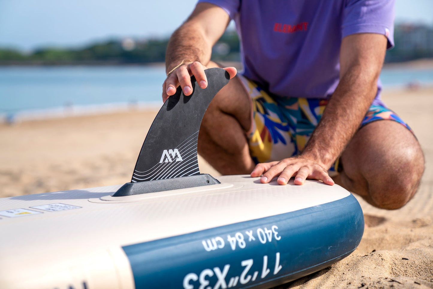 Aqua Marina Magma Advanced All-Around Paddleboard 11'2" with Carbon/Fiberglass Hybrid Paddle
