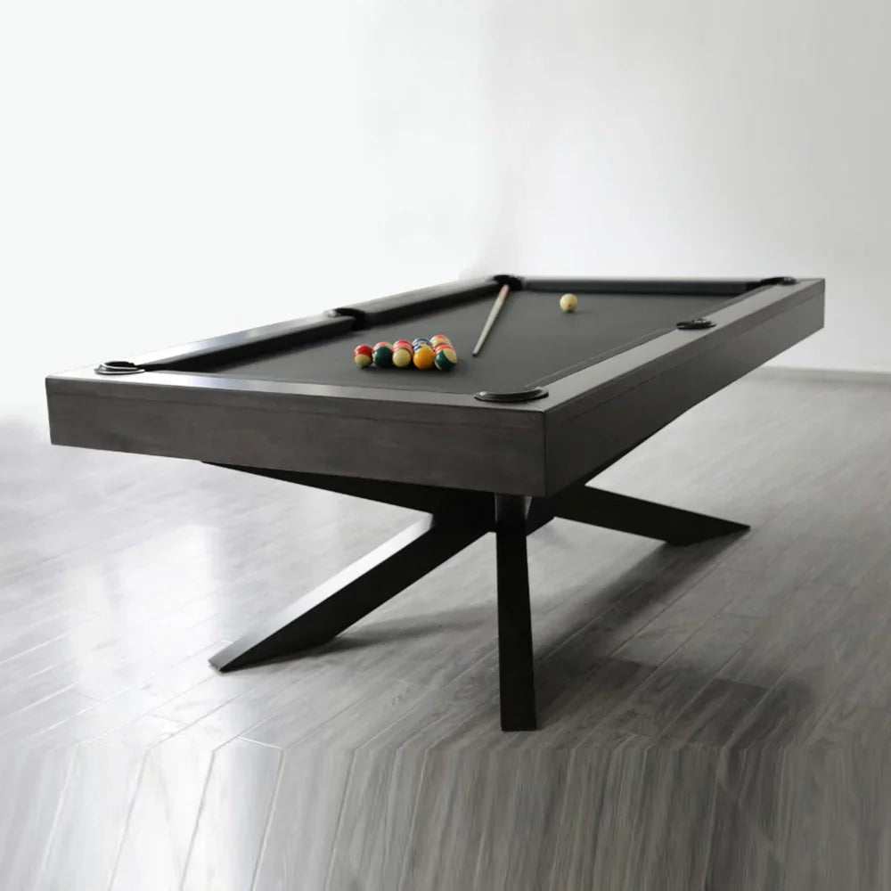 White Billiards The Asbury Modern Slate Pool Table