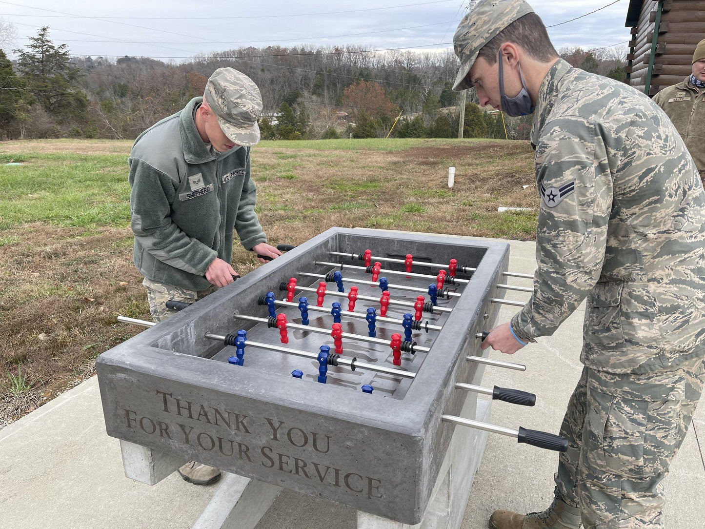 Stone Age Concrete Outdoor Foosball Table
