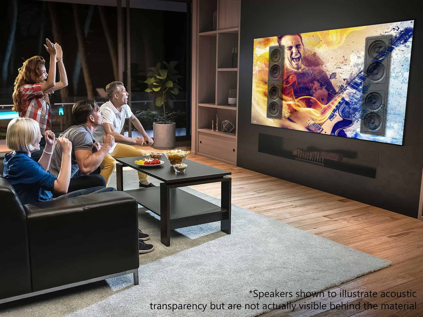 Elite Screens Aeon CineGrey 4D AT Projector Screen