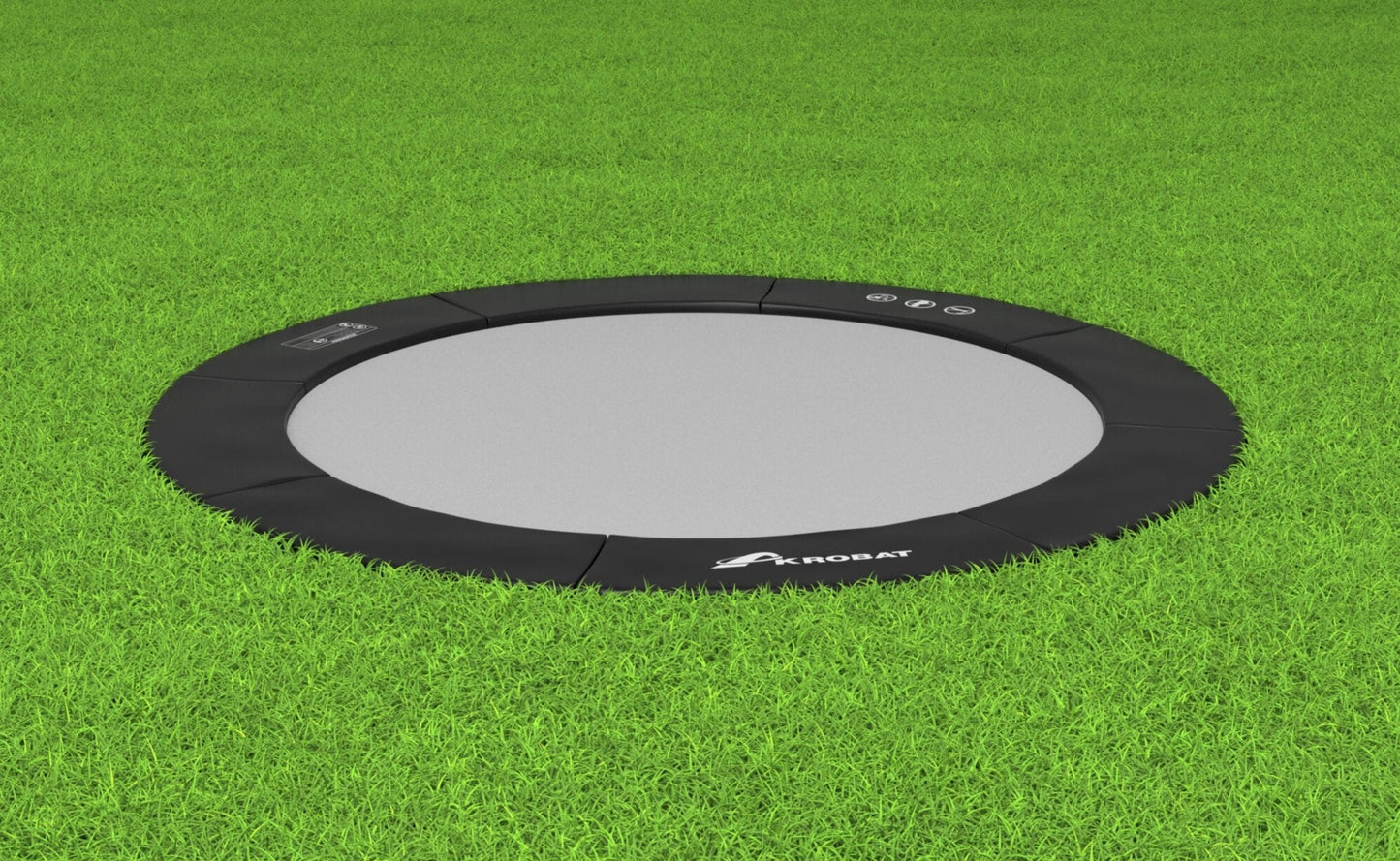*PREORDER* 14ft Round Akrobat Primus Flat In-Ground Trampoline