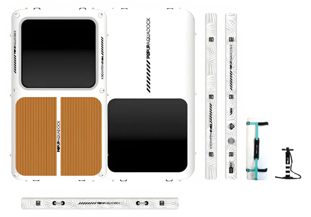 Pop Board Co 14' AquaDock - Inflatable Dock Platform and Lounger *PREORDER JULY 15TH*