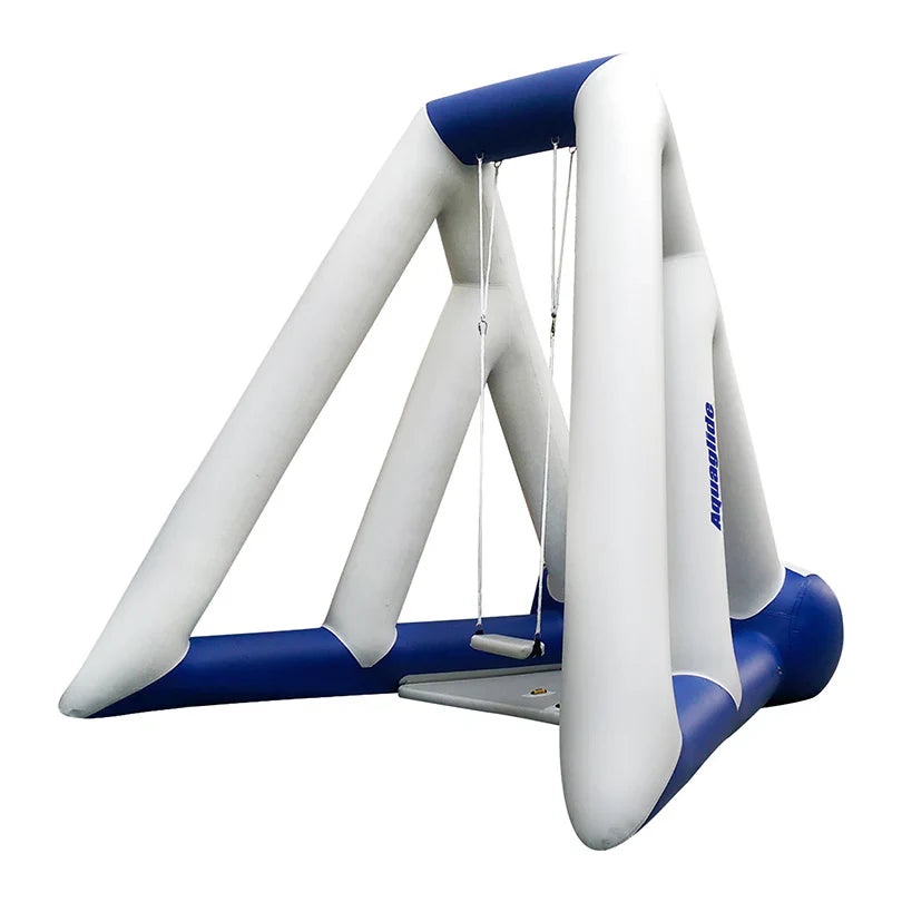 Aquaglide Catapult Inflatable Water Park with Trapeze-Style Swing