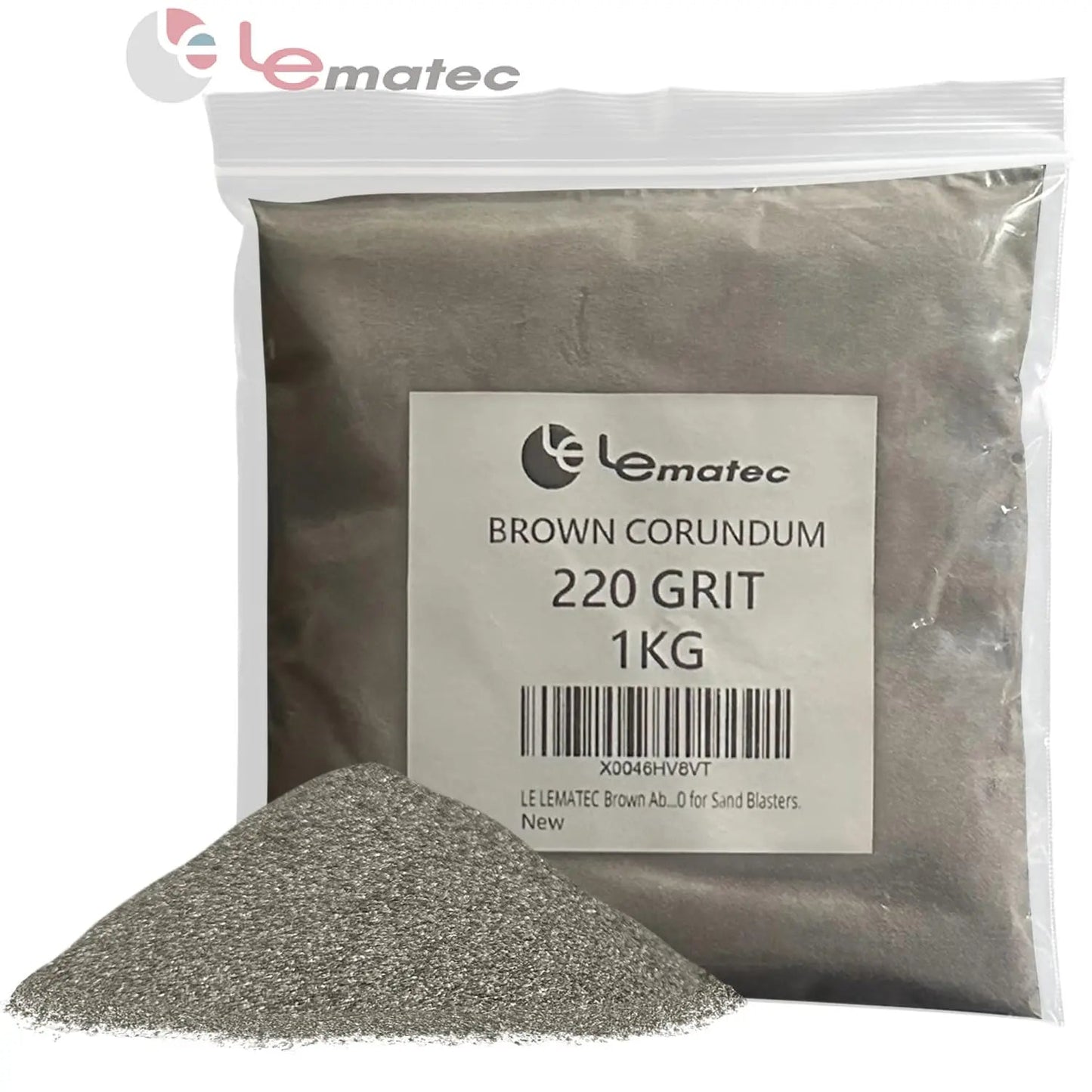 Professional Brown Corundum Blasting Media - 220 Grit Surface Prep (LEI17-2)