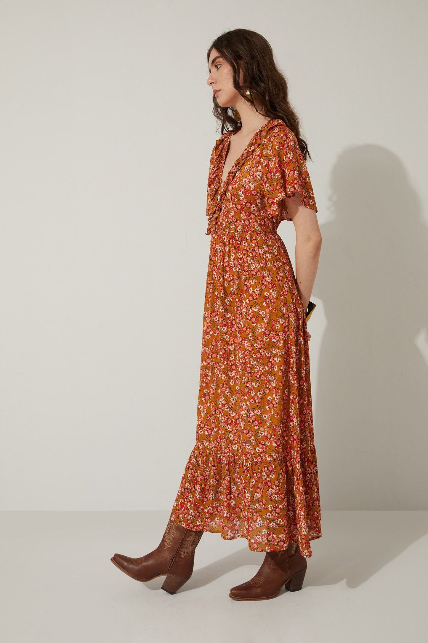 Bernadette Ruffle Dress / Elegant Ruffle Midi Dress / Romantic Tiered Ruffle Dress / Chic Flowing Ruffle Dress / Classic Bernadette Style Dress / Soft Frill Detail Dress / Feminine Ruffle Gown Dress / Graceful Tiered Midi Dress / Luxury Ruffle Statement Dress / Modern Ruffle Elegance Dress / Designer Bernadette Dress / Flowy Romantic Dress / Sophisticated Ruffle Hem Dress / Timeless Frill Midi Dress / Delicate Layered Ruffle Dress / High-Fashion Ruffle Dress / Elegant Party Ruffle Dress / Soft Draped Frill 