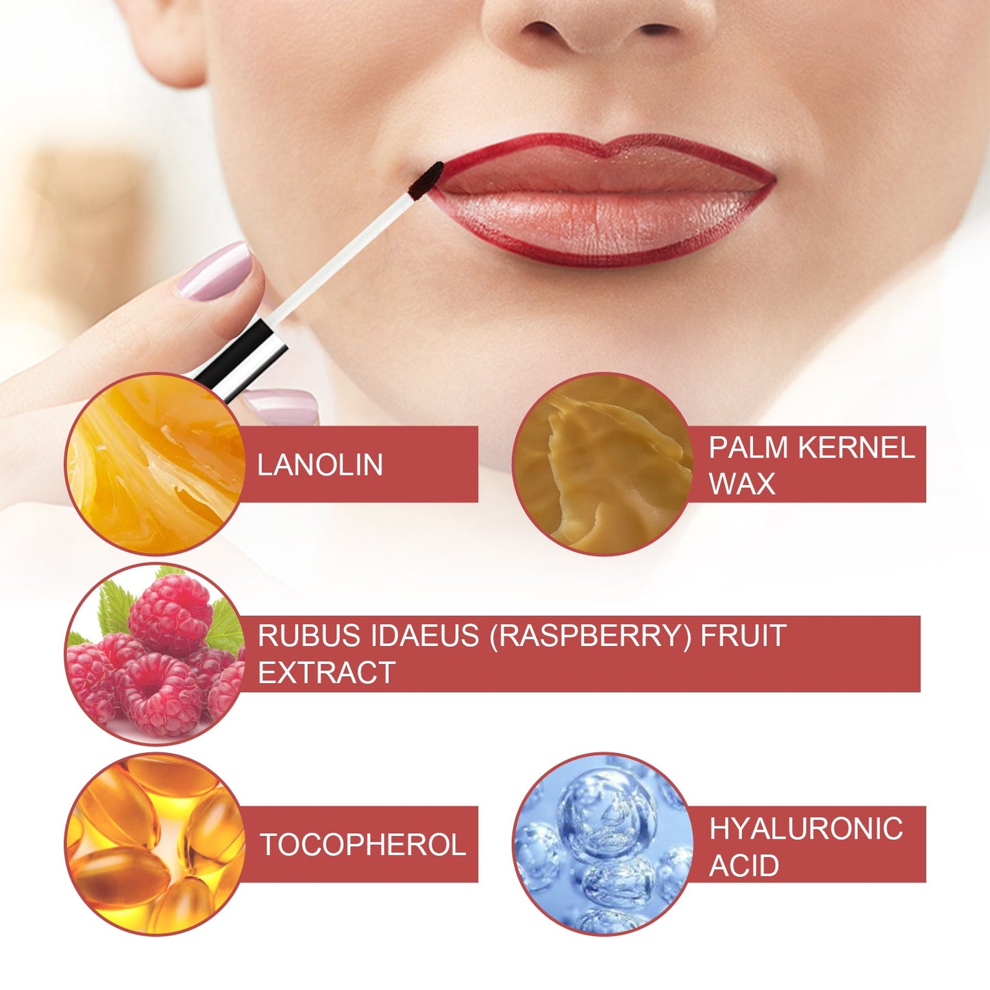 Tattoo Liner, Outline Lip Shape And Develop Lip Color Lasting Waterproof And Not Easy To Fade Peeling Lip Liner
