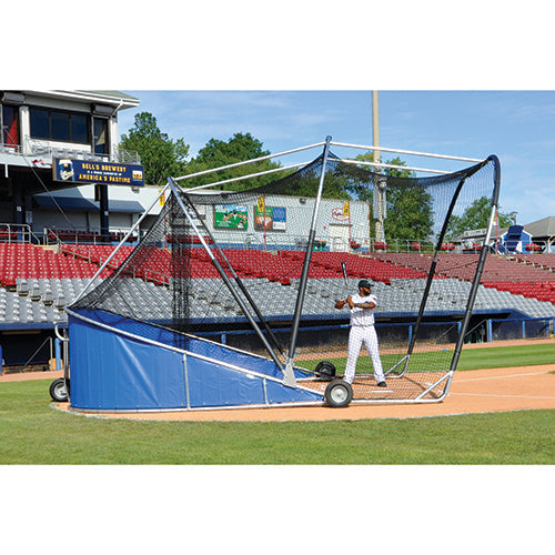 Jaypro Bomber Pro Heavy-Duty Portable Batting Cage 18 ft. Wide