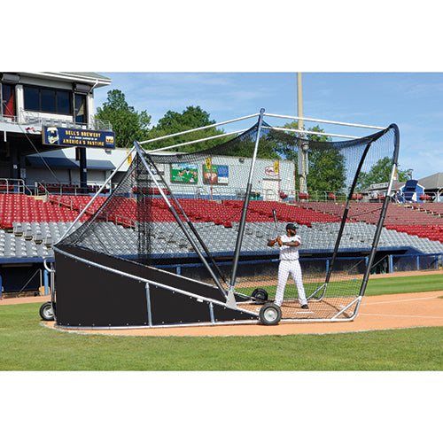 Jaypro Bomber Pro Heavy-Duty Portable Batting Cage 18 ft. Wide