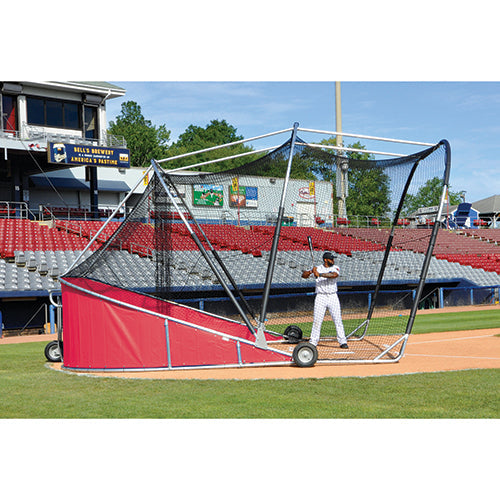 Jaypro Bomber Pro Heavy-Duty Portable Batting Cage 18 ft. Wide