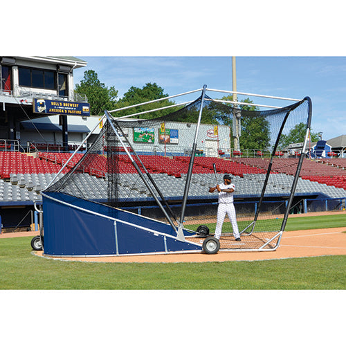 Jaypro Bomber Pro Heavy-Duty Portable Batting Cage 18 ft. Wide