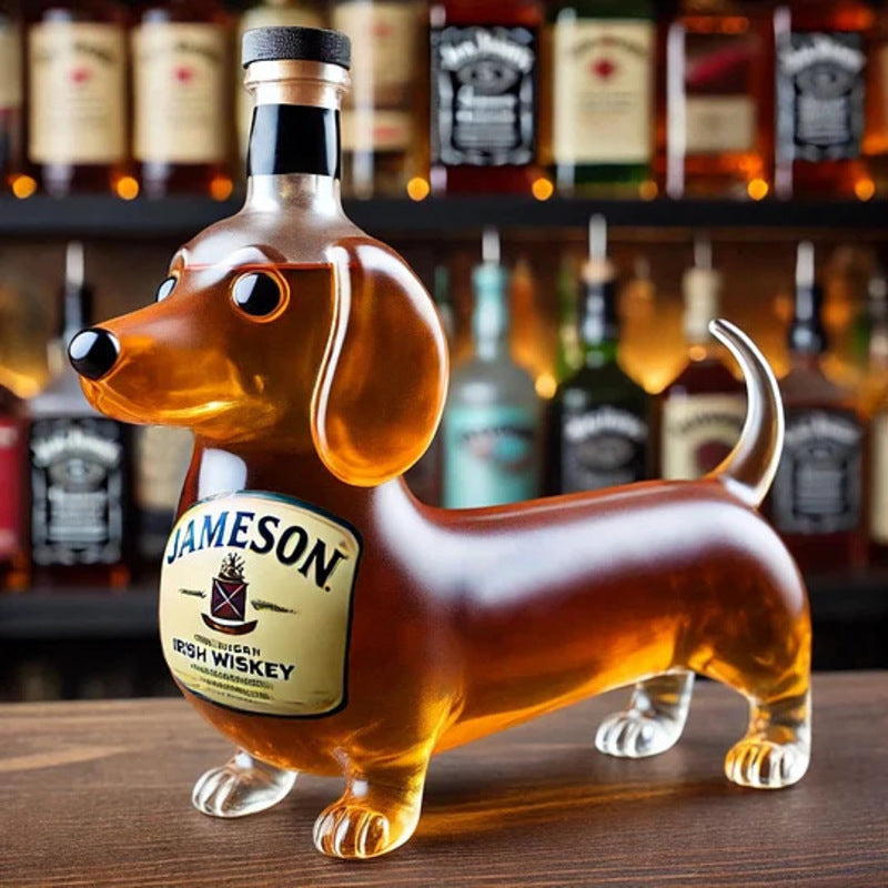 10Oz Funny Middle Finger Duck/Turtle/Dog Whisky Glass Decanter – Bar/Office/Home Decor.