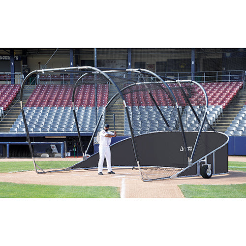 Jaypro Bomber Elite Batting Cage 18x12x22 ft - Portable Heavy-Duty
