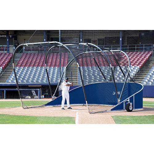 Jaypro Bomber Elite Batting Cage 18x12x22 ft - Portable Heavy-Duty