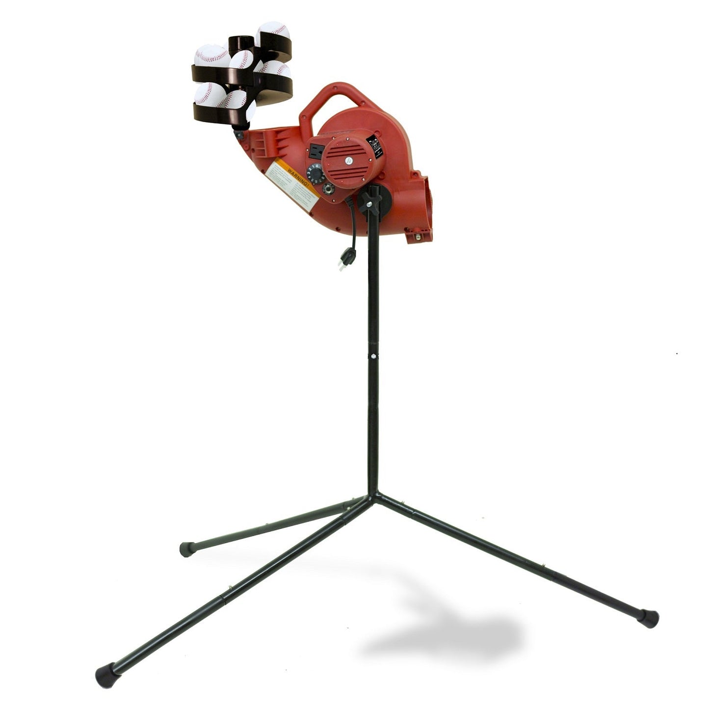 Heater BaseHit Pitching Machine w/ Feeder & Xtender 24' Batting Cage
