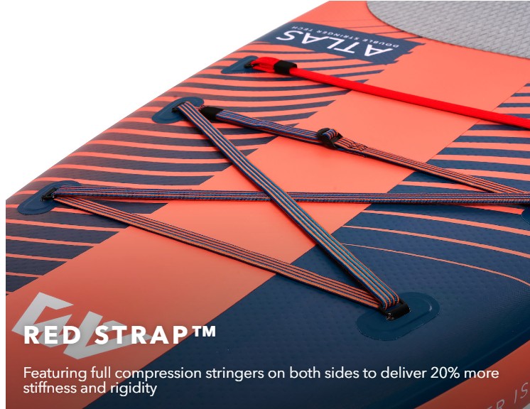 Aqua Marina Atlas Advanced All-Around Paddleboard 12'0" with Carbon/Fiberglass Hybrid Paddle