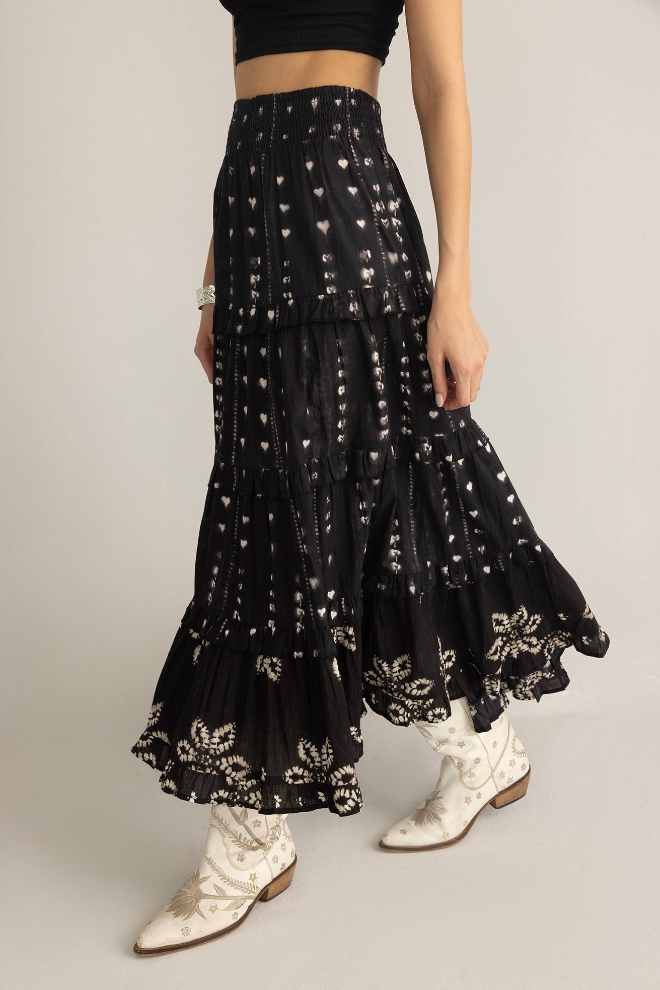 Clover Noir Skirt / Black Clover Elegance Skirt / Noir Chic Clover Skirt / Dark Bloom Midi Skirt / Elegant Black Floral Skirt / Clover Pattern A-Line Skirt / Midnight Clover Skirt / Classic Noir Print Skirt / Romantic Black Floral Skirt / Soft Draped Clover Skirt / Modern Noir Midi Skirt / Timeless Black Bloom Skirt / Luxe Clover Design Skirt / Flowing Noir Floral Skirt / Urban Black Elegance Skirt / Minimal Clover Skirt / Chic Dark Floral Skirt / Designer Noir Clover Skirt / Elegant Evening Skirt / Black G