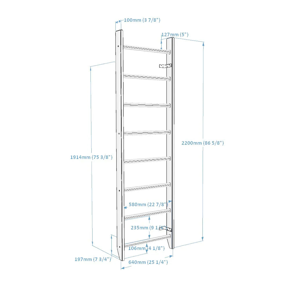 BenchK 100 Gymnastic Wooden Wall Bars