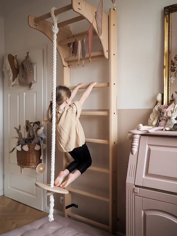 BenchK 112 Childrens Home Gymnastics Ladder with Removable Desk