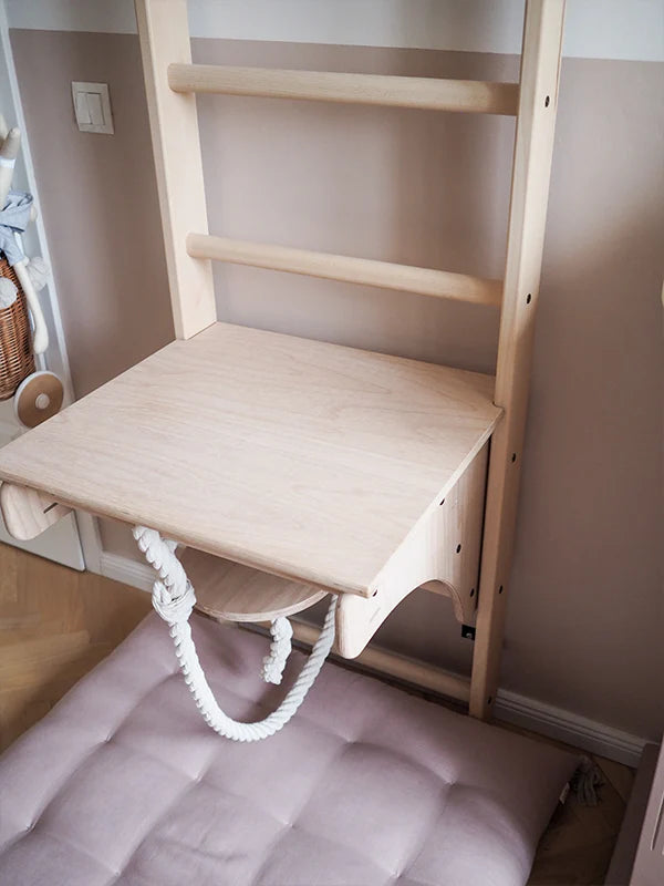 BenchK 112 Childrens Home Gymnastics Ladder with Removable Desk