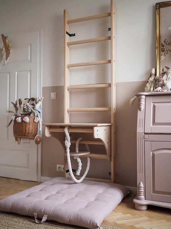 BenchK 112 Childrens Home Gymnastics Ladder with Removable Desk
