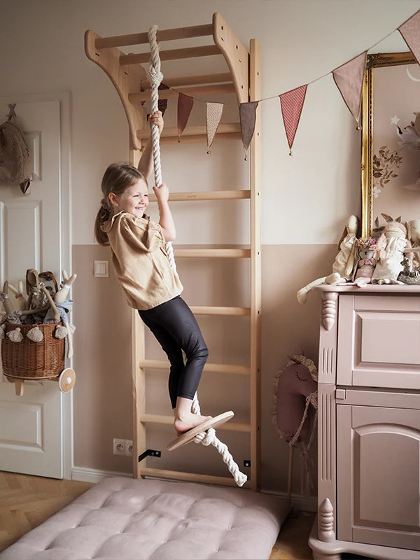 BenchK 112 Childrens Home Gymnastics Ladder with Removable Desk