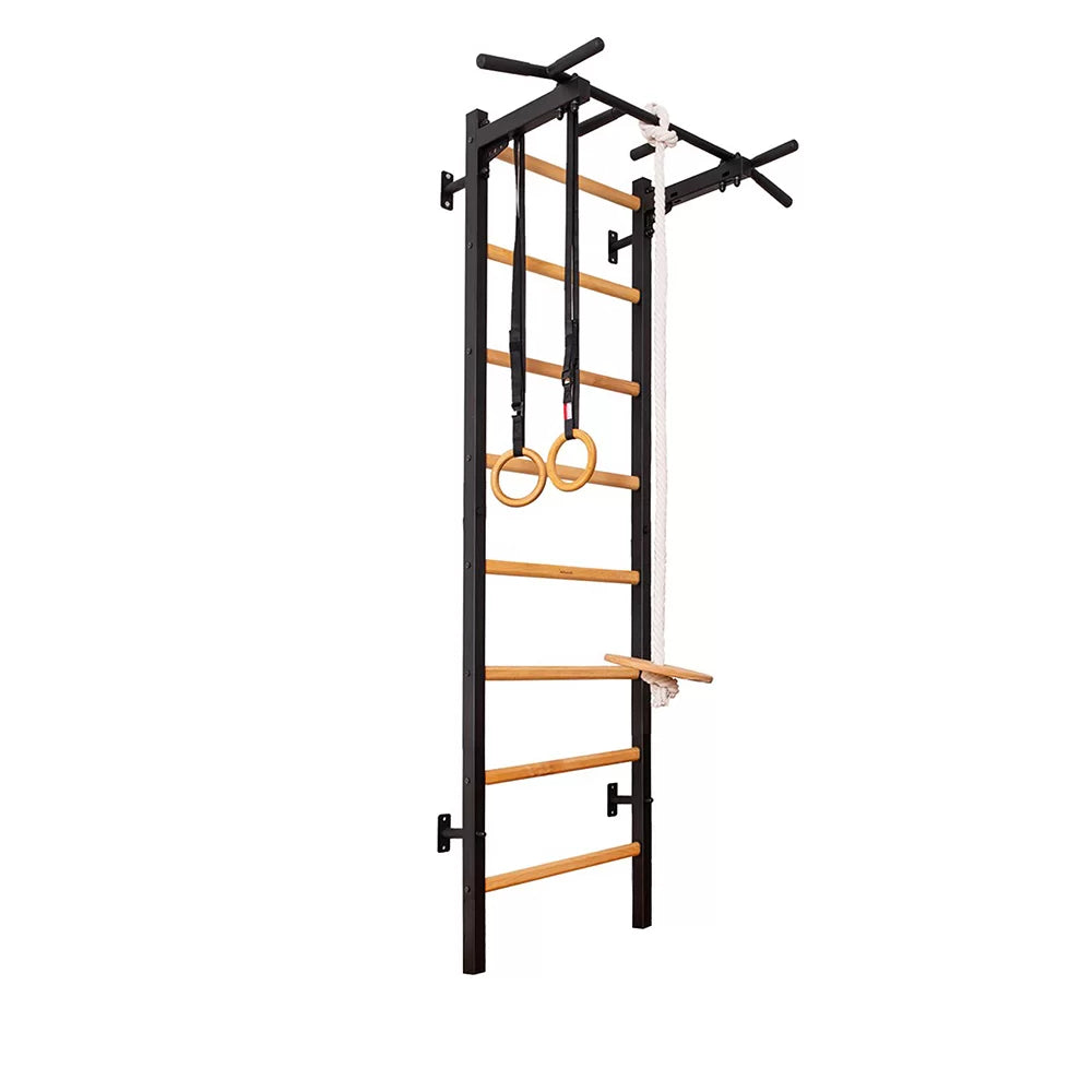 BenchK 221 Gymnastic Wall Bars with Ring and Swing Accessories