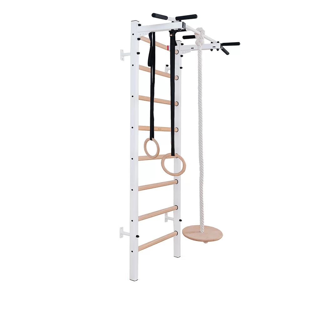 BenchK 221 Gymnastic Wall Bars with Ring and Swing Accessories