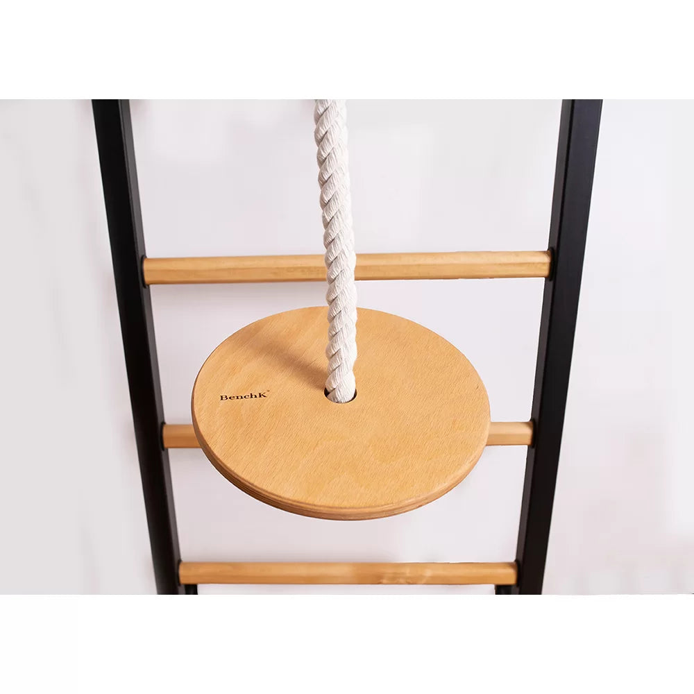 BenchK 721 Exercise Rehabilitation Wooden Wall Bars with Gymnastic Accessories