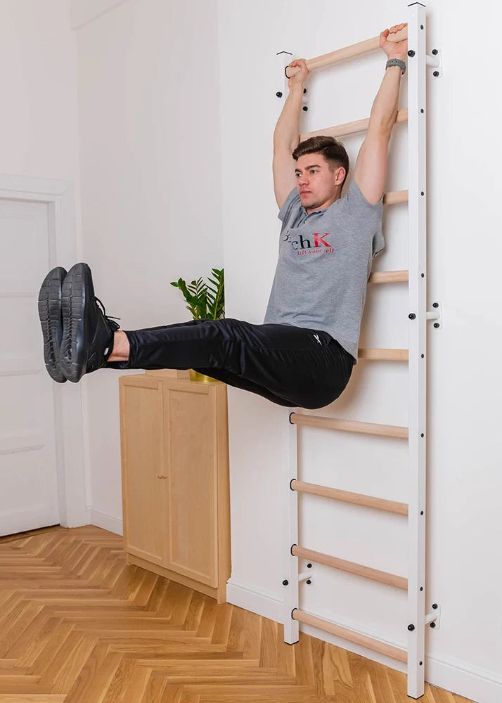 BenchK 700 Gymnastics Ladder - Wooden Wall Bars with Metal Frame