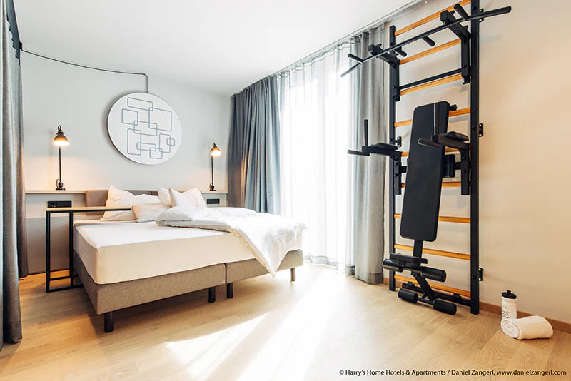 BenchK 733 Luxury Wall Bars for Home Gym and Personal Studio