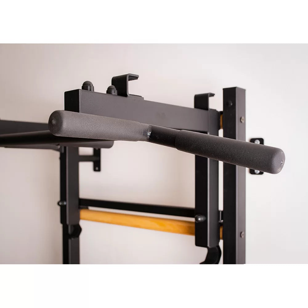 BenchK 231 Gymnastic Wall Bars with Convertible Pull-up Bar / Barbell Holder