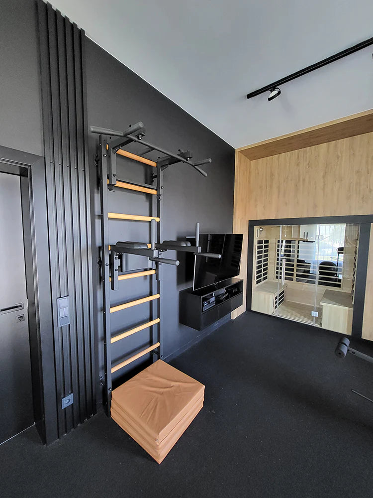 BenchK 732 Fitness Stall Bar with Pull-Up and Dip Station for Home Gym