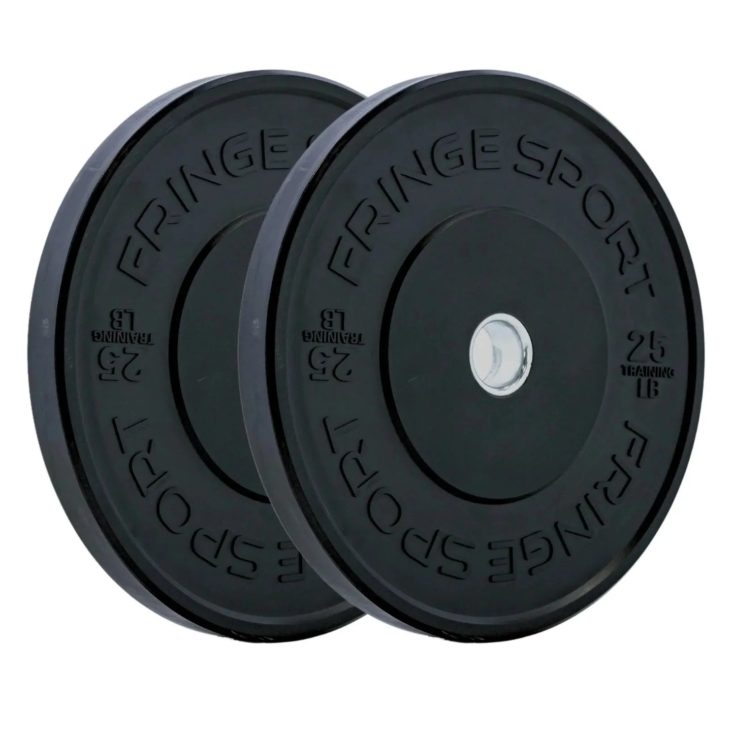 Fringe Sport Black Bumper Plate Set