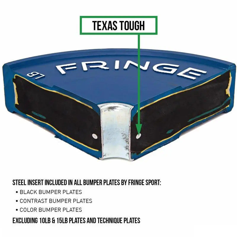 Fringe Sport Black Bumper Plate Set