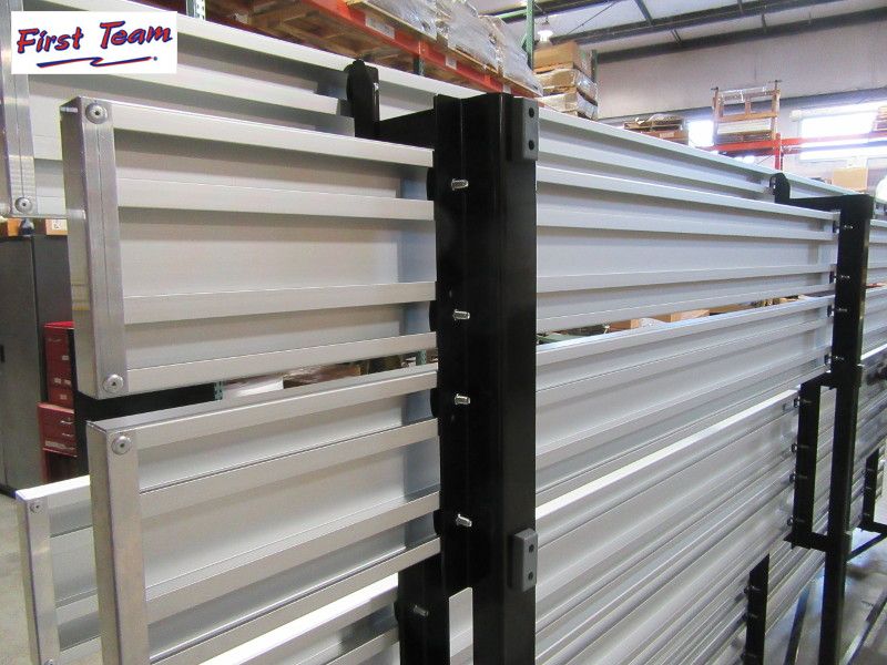 Fanstand™ Indoor Double Footplank Tip-N-Roll Bleachers by First Team