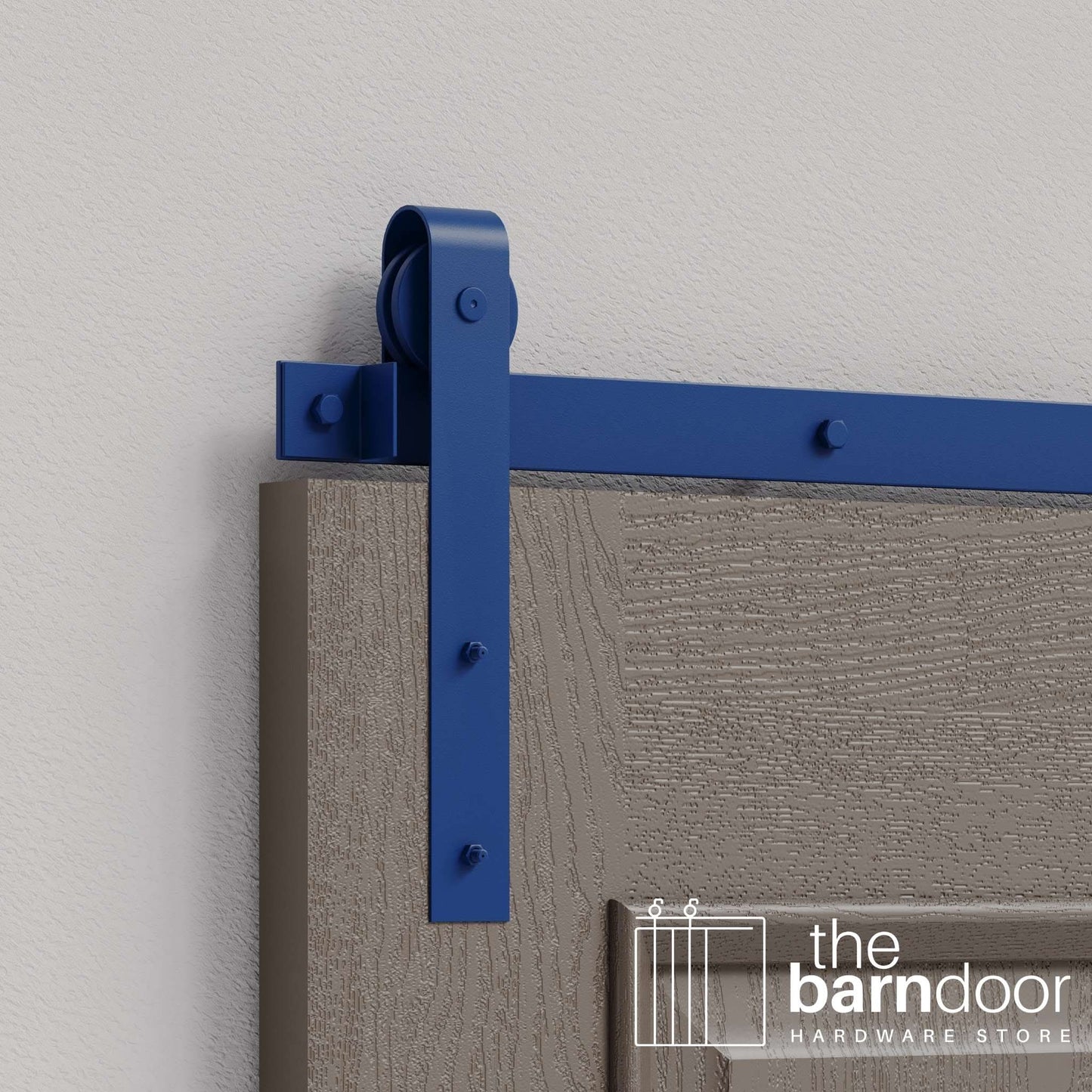 J Strap Heavy Duty Sliding Barn Door Hardware Kit