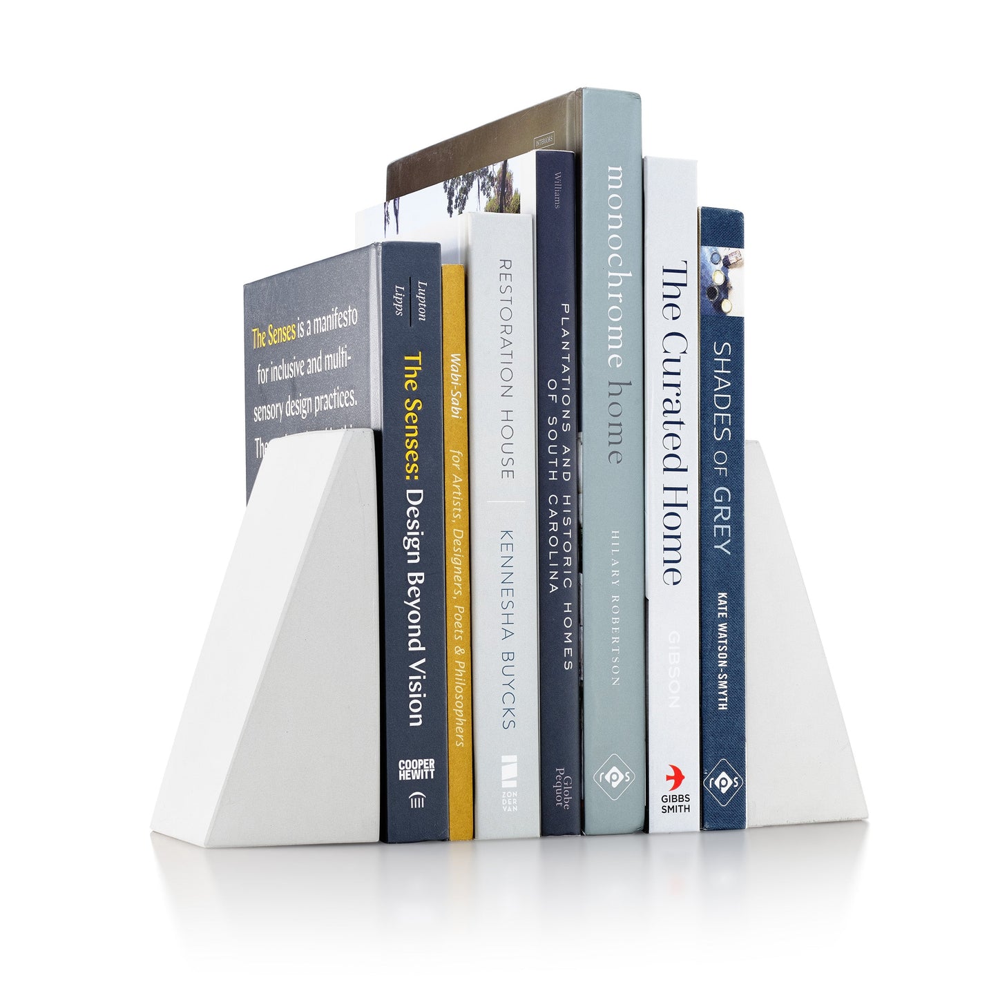 Concrete Angular Bookends: White