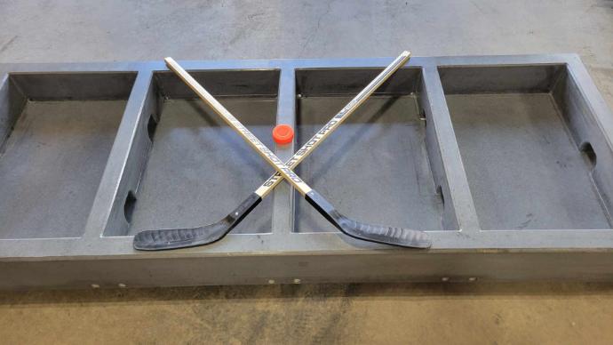 Stone Age Concrete Outdoor Box Hockey