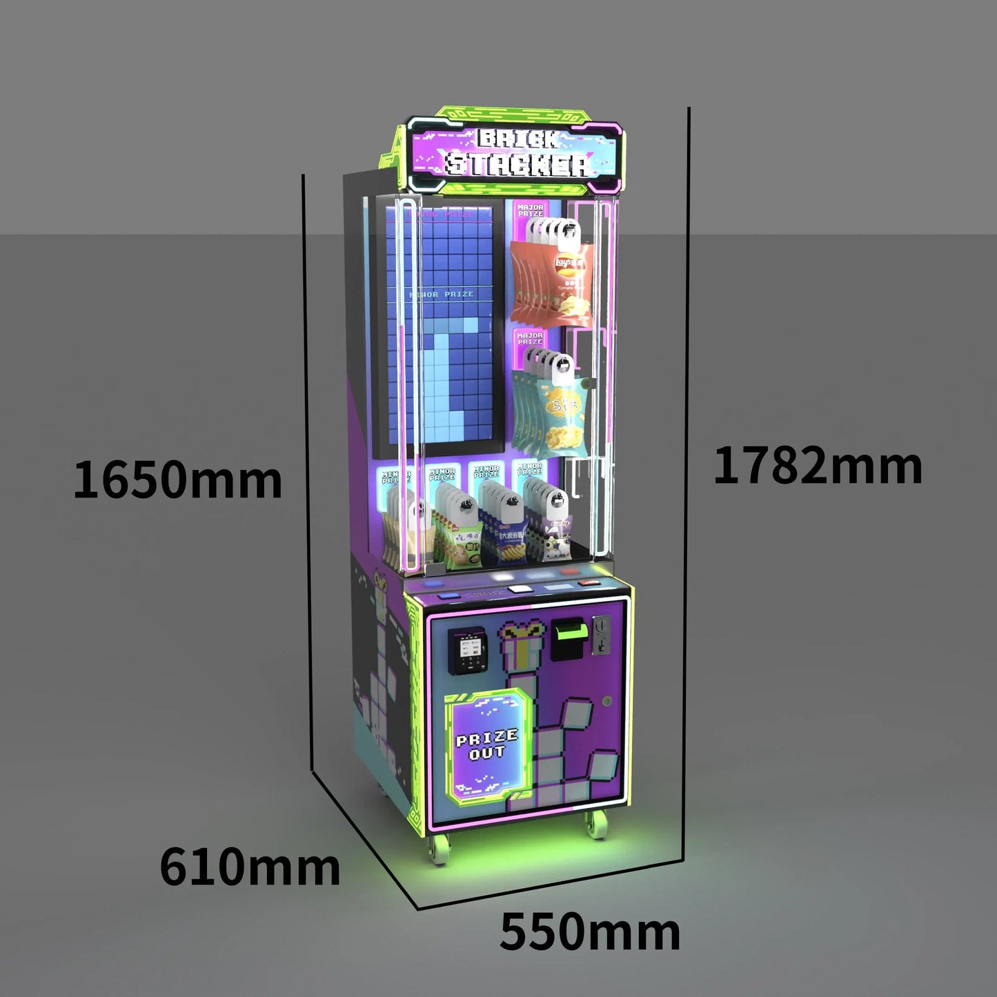 Pipeline Games Brick Attack Mini Arcade Game