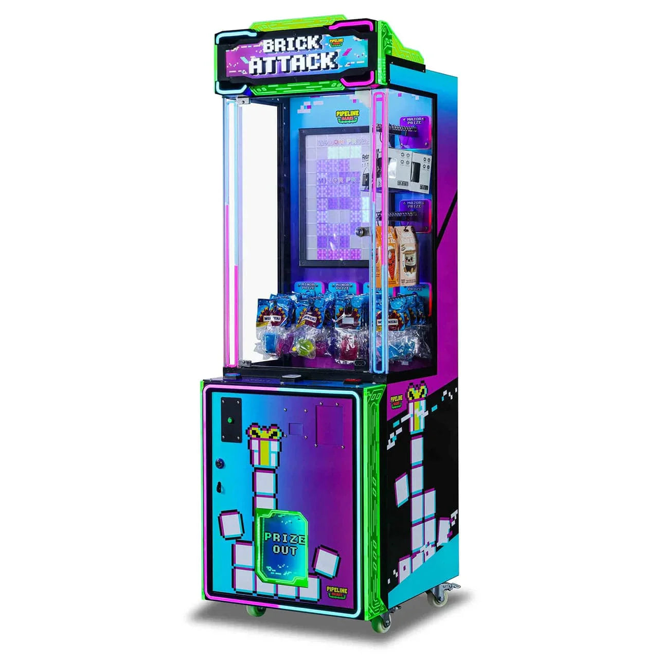 Pipeline Games Brick Attack Mini Arcade Game