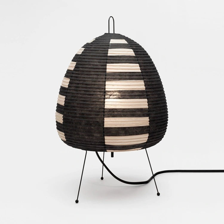 Japanese retro rice paper table lamp style wabi sabi style ins cross-border high-end atmosphere bedside table lamp